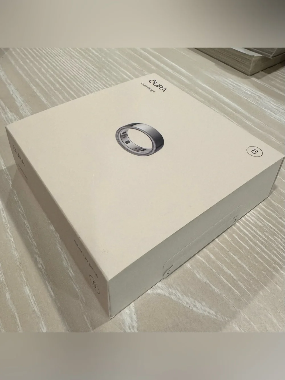 Brand New! Oura Ring Gen4 - Silver - Size 6